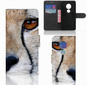 B2Ctelecom Motorola Moto G7 Play Bookcover hoesje Cheetah