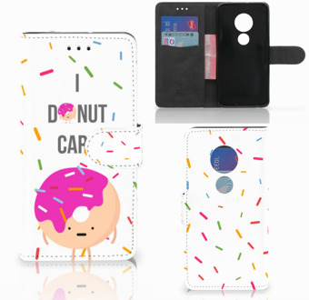 B2Ctelecom Motorola Moto G7 Play Bookcover hoesje Donut