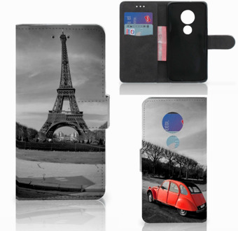 B2Ctelecom Motorola Moto G7 Play Bookcover hoesje Eiffeltoren