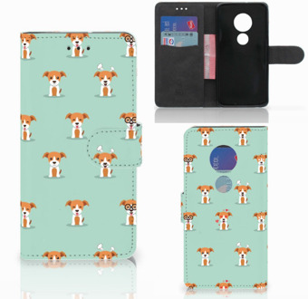 B2Ctelecom Motorola Moto G7 Play Bookcover hoesje Pups