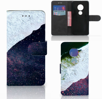 B2Ctelecom Motorola Moto G7 Play Bookcover hoesje Sea in Space