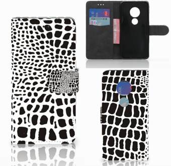 B2Ctelecom Motorola Moto G7 Play Bookcover hoesje Slangenprint