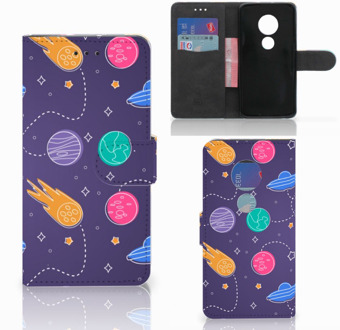 B2Ctelecom Motorola Moto G7 Play Bookcover hoesje Space