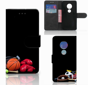 B2Ctelecom Motorola Moto G7 Play Bookcover hoesje Sports