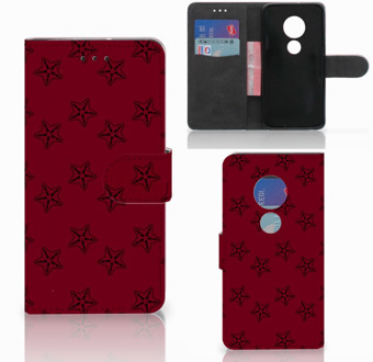 B2Ctelecom Motorola Moto G7 Play Bookcover hoesje Sterren