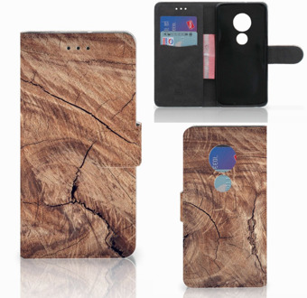 B2Ctelecom Motorola Moto G7 Play Bookcover hoesje Tree Trunk