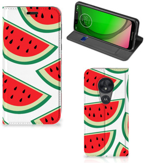 B2Ctelecom Motorola Moto G7 Play Flip Style Cover Watermelons