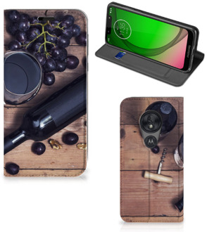 B2Ctelecom Motorola Moto G7 Play Flip Style Cover Wijn