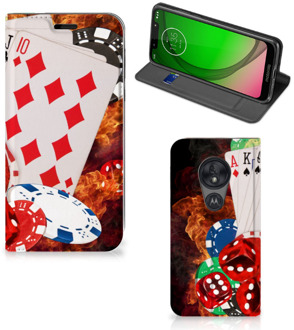 B2Ctelecom Motorola Moto G7 Play Hippe Standcase Casino