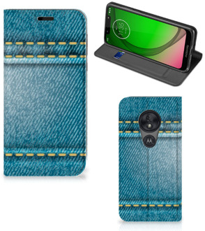 B2Ctelecom Motorola Moto G7 Play Hippe Standcase Jeans