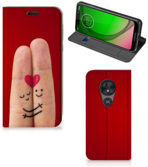 B2Ctelecom Motorola Moto G7 Play Hippe Standcase Liefde