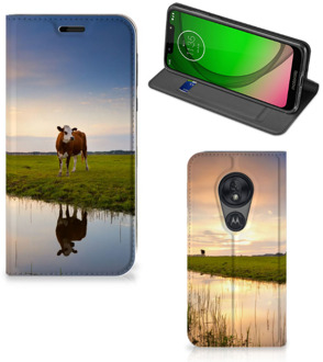 B2Ctelecom Motorola Moto G7 Play Hoesje maken Koeien