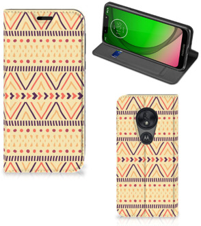 B2Ctelecom Motorola Moto G7 Play Hoesje met Magneet Aztec Yellow