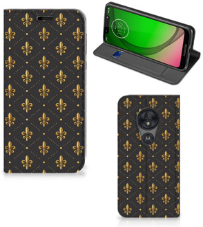 B2Ctelecom Motorola Moto G7 Play Hoesje met Magneet Franse Lelie