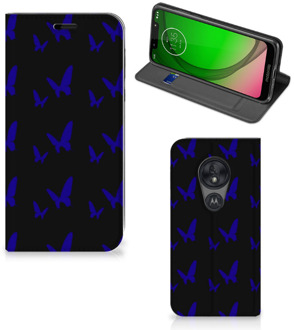 B2Ctelecom Motorola Moto G7 Play Hoesje met Magneet Vlinder Patroon