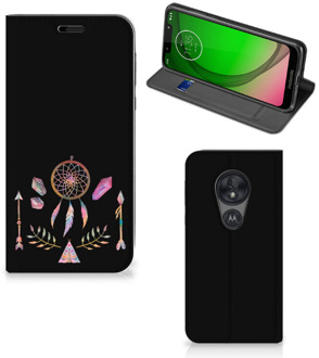 B2Ctelecom Motorola Moto G7 Play Magnet Case Boho Dreamcatcher