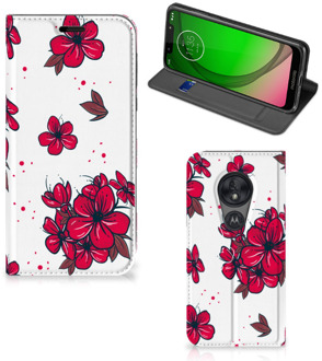 B2Ctelecom Motorola Moto G7 Play Smart Cover Blossom Rood