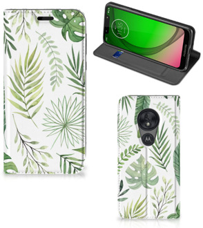 B2Ctelecom Motorola Moto G7 Play Smart Cover Leaves