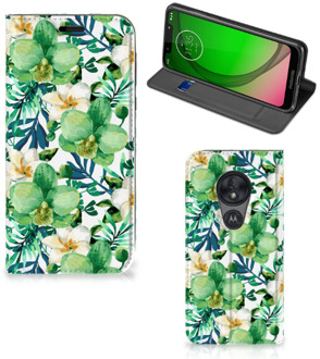 B2Ctelecom Motorola Moto G7 Play Smart Cover Orchidee Groen