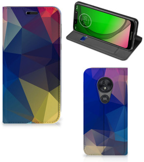 B2Ctelecom Motorola Moto G7 Play Stand Case Polygon Dark