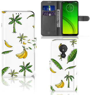 B2Ctelecom Motorola Moto G7 Power Hoesje Bookcase Banana Tree