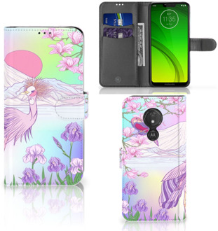 B2Ctelecom Motorola Moto G7 Power  Hoesje Bookcase Bird