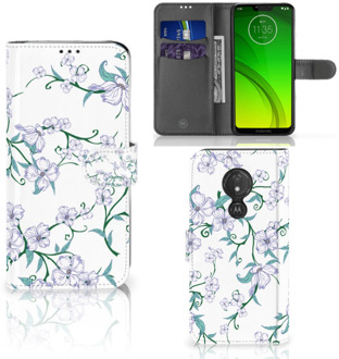 B2Ctelecom Motorola Moto G7 Power  Hoesje Bookcase Blossom White