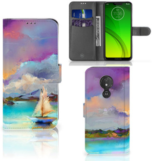 B2Ctelecom Motorola Moto G7 Power  Hoesje Bookcase Boat