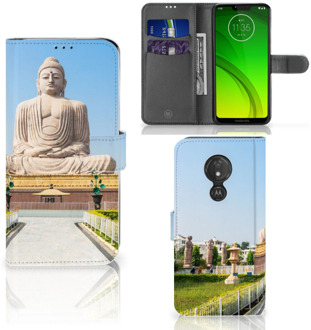 B2Ctelecom Motorola Moto G7 Power Hoesje Bookcase Boeddha