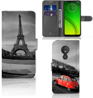 B2Ctelecom Motorola Moto G7 Power  Hoesje Bookcase Eiffeltoren