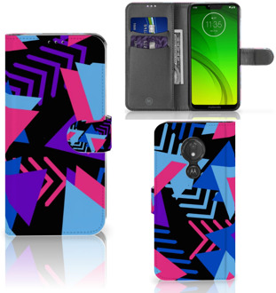 B2Ctelecom Motorola Moto G7 Power Hoesje Bookcase Funky Triangle