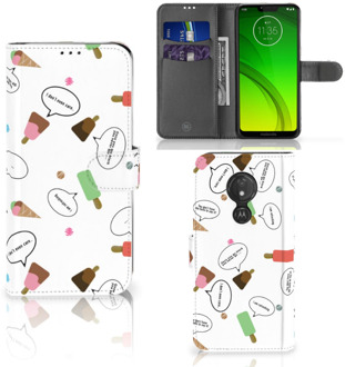 B2Ctelecom Motorola Moto G7 Power Hoesje Bookcase IJsjes