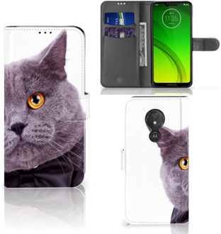 B2Ctelecom Motorola Moto G7 Power  Hoesje Bookcase Kat