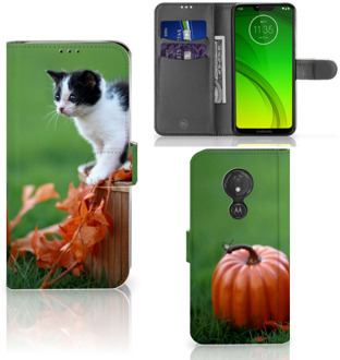 B2Ctelecom Motorola Moto G7 Power  Hoesje Bookcase Kitten