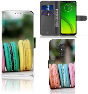 B2Ctelecom Motorola Moto G7 Power Hoesje Bookcase Macarons