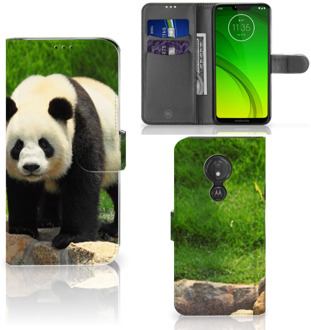 B2Ctelecom Motorola Moto G7 Power Hoesje Bookcase Panda