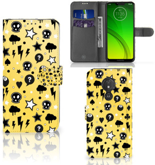 B2Ctelecom Motorola Moto G7 Power  Hoesje Bookcase Punk Yellow