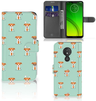 B2Ctelecom Motorola Moto G7 Power  Hoesje Bookcase Pups