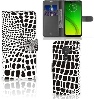 B2Ctelecom Motorola Moto G7 Power  Hoesje Bookcase Slangenprint