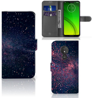 B2Ctelecom Motorola Moto G7 Power Hoesje Bookcase Stars