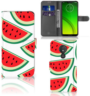 B2Ctelecom Motorola Moto G7 Power  Hoesje Bookcase Watermelons