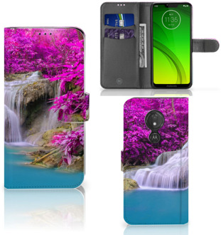 B2Ctelecom Motorola Moto G7 Power  Hoesje Bookcase Waterval