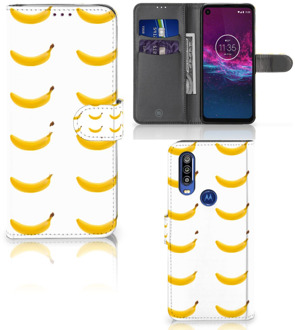 B2Ctelecom Motorola One Action Book Cover Banana