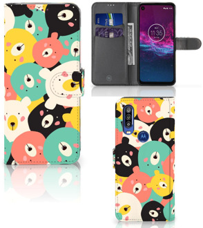 B2Ctelecom Motorola One Action Leuk Hoesje Bears