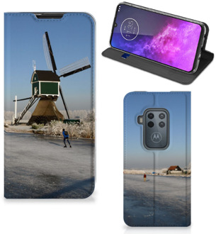 B2Ctelecom Motorola One Zoom Book Cover Schaatsers Friesland