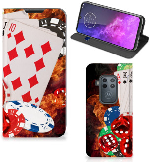 B2Ctelecom Motorola One Zoom Hippe Standcase Casino