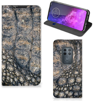 B2Ctelecom Motorola One Zoom Hoesje maken Krokodillenprint