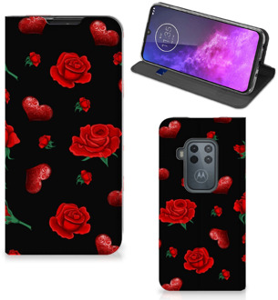 B2Ctelecom Motorola One Zoom Magnet Case Valentine Design