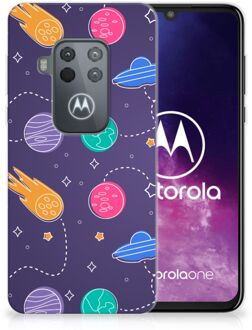 B2Ctelecom Motorola One Zoom Silicone Back Cover Space