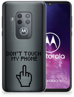 B2Ctelecom Motorola One Zoom Silicone-hoesje Finger DTMP